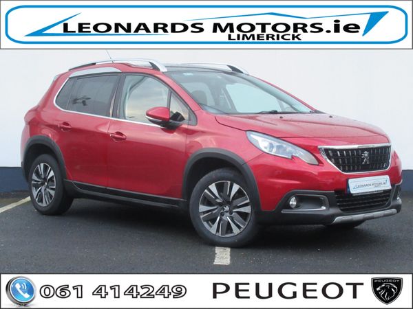 Peugeot 2008 SUV, Petrol, 2019, Red