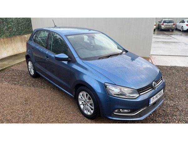 Volkswagen Polo Hatchback, Petrol, 2017, Blue