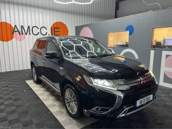 Mitsubishi Outlander SUV, Petrol Plug-in Hybrid, 2018, Black