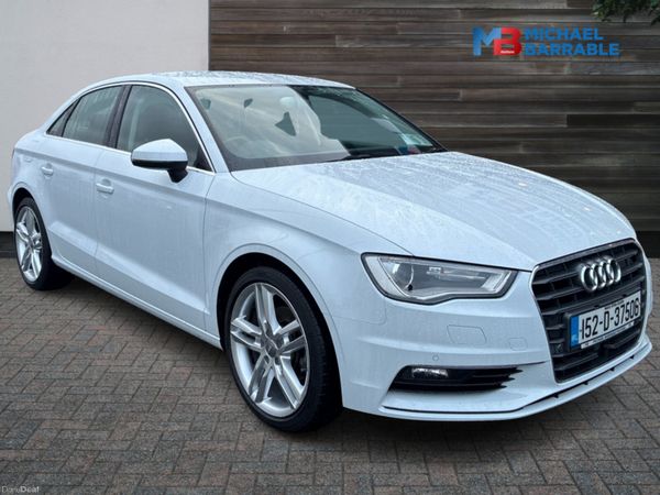 Audi A3 Saloon, Petrol, 2015, White