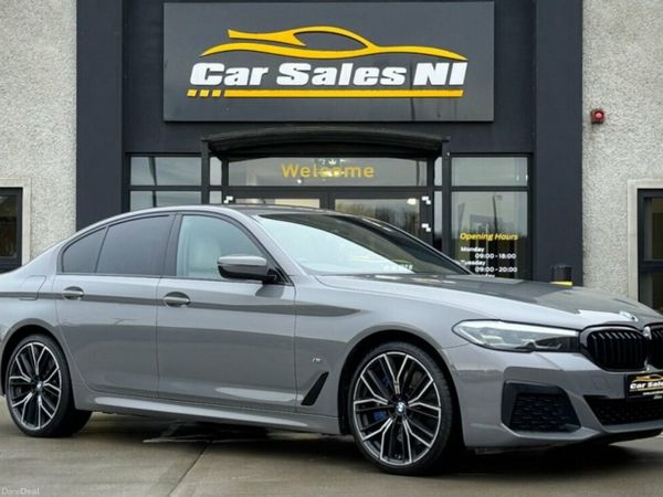 BMW 5-Series Saloon, Diesel Hybrid, 2021, Grey