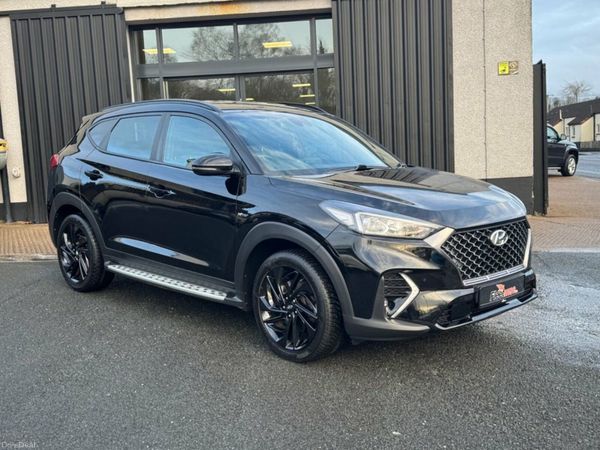 Hyundai Tucson SUV, Diesel Hybrid, 2020, Black