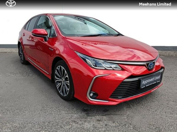 Toyota Corolla Saloon, Petrol Hybrid, 2023, Red