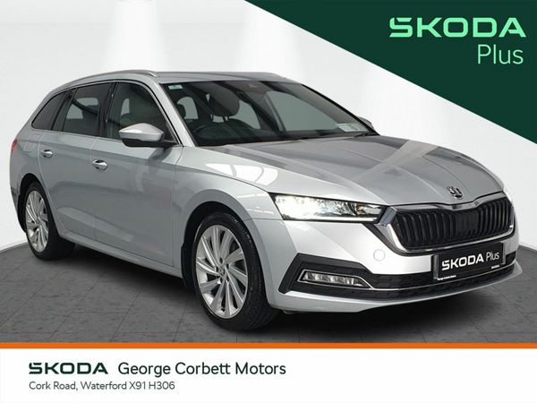 Skoda Octavia Estate, Petrol, 2021, Silver