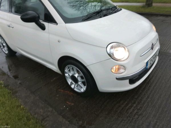 Fiat 500 Hatchback, Petrol, 2012, White