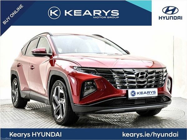 Hyundai Tucson SUV, Petrol Hybrid, 2022, Red
