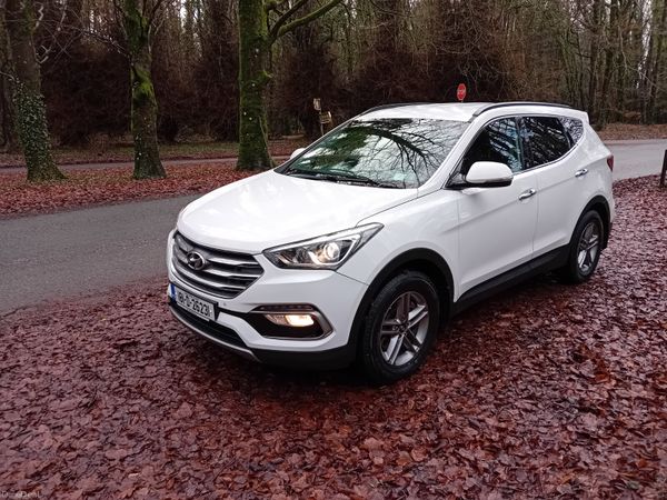 Hyundai Santa Fe SUV, Diesel, 2018, White