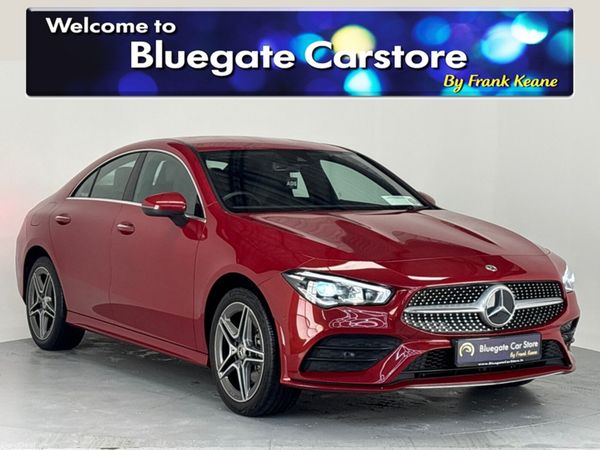 Mercedes-Benz CLA Saloon, Petrol Hybrid, 2022, Red