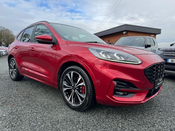 Ford Kuga SUV, Petrol Plug-in Hybrid, 2020, Red