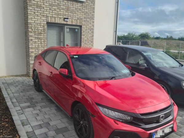 Honda Civic Hatchback, Petrol, 2017, Red