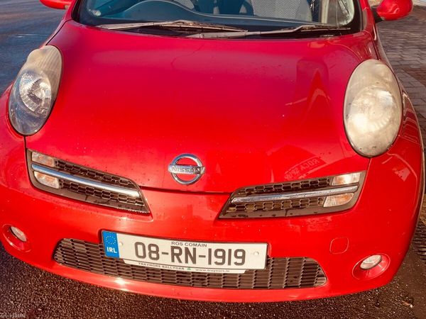 Nissan Micra Hatchback, Petrol, 2008, Red