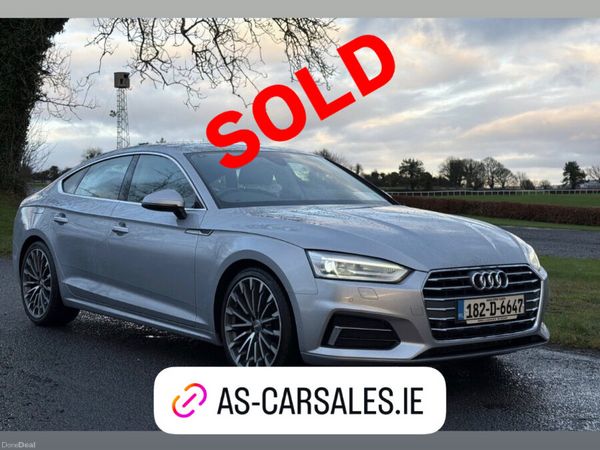 Audi A5 Hatchback, Diesel, 2018, Grey