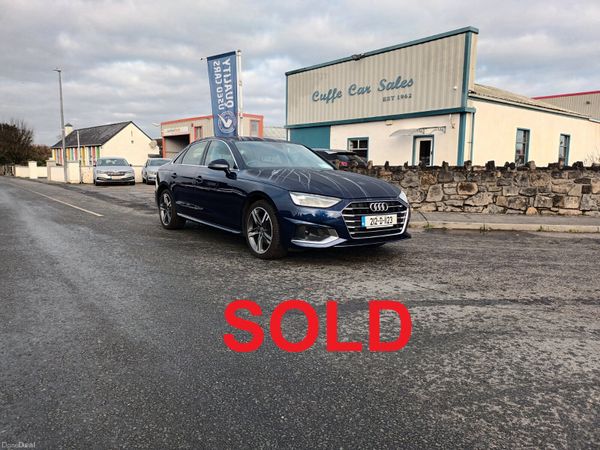 Audi A4 Saloon, Diesel, 2021, Blue