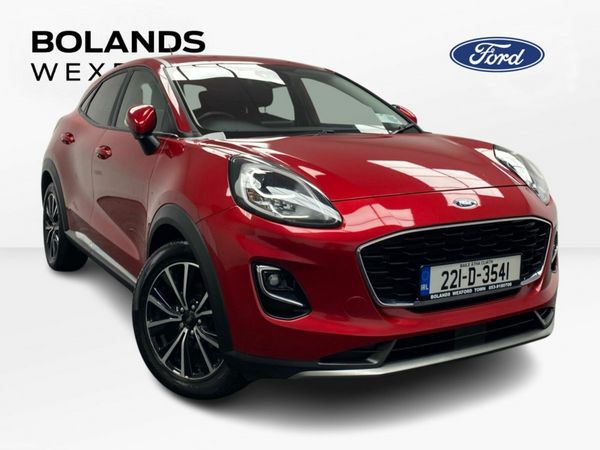 Ford Puma MPV, Petrol Hybrid, 2022, Red