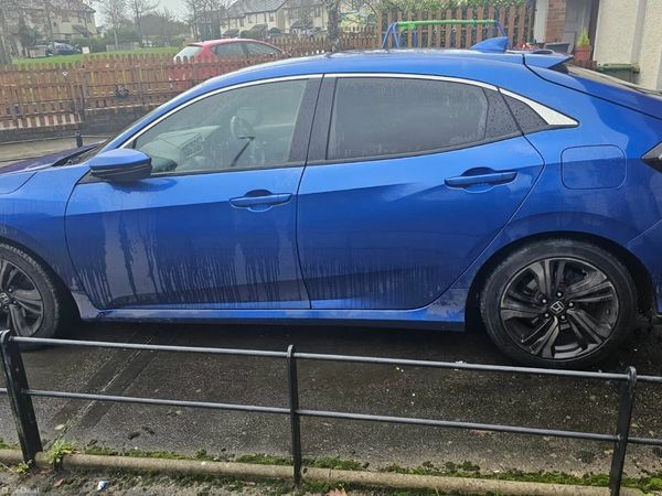Honda Civic Hatchback, Petrol, 2019, Blue