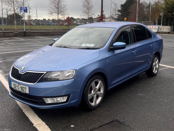 Skoda Rapid Saloon, Petrol, 2013, Blue