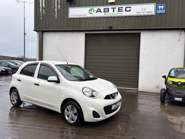 Nissan March Hatchback, Petrol, 2017, White