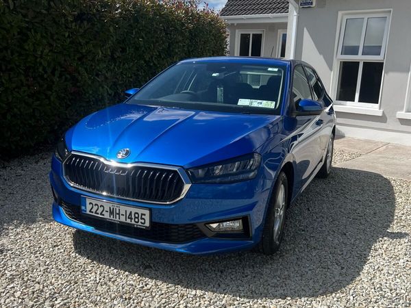 Skoda Fabia Hatchback, Petrol, 2022, Blue