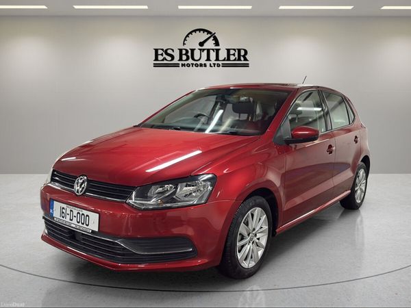Volkswagen Polo Hatchback, Petrol, 2016, Red
