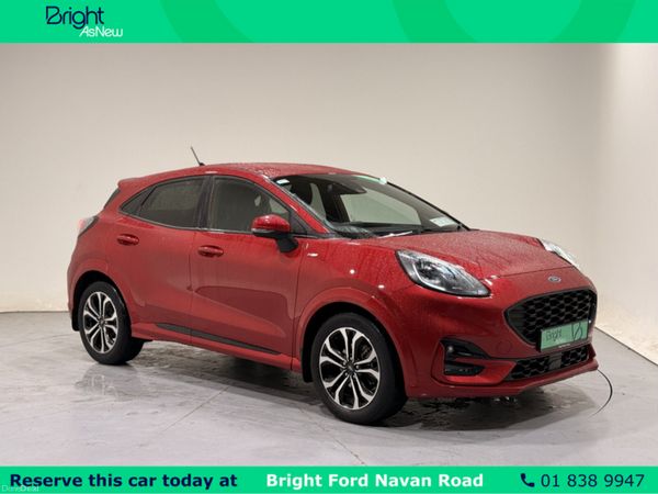 Ford Puma MPV, Petrol Hybrid, 2022, Red