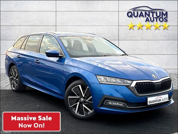 Skoda Octavia Estate, Petrol Plug-in Hybrid, 2021, Blue