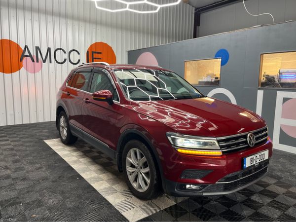 Volkswagen Tiguan SUV, Diesel, 2018, Red