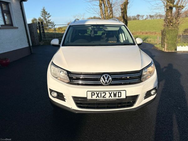 Volkswagen Tiguan SUV, Diesel, 2012, White