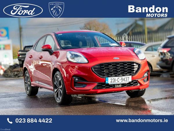 Ford Puma MPV, Petrol Hybrid, 2023, Red
