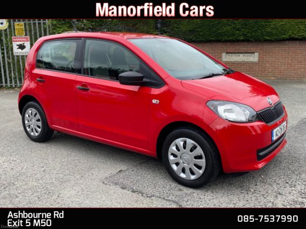 Skoda Citigo Hatchback, Petrol, 2014, Red