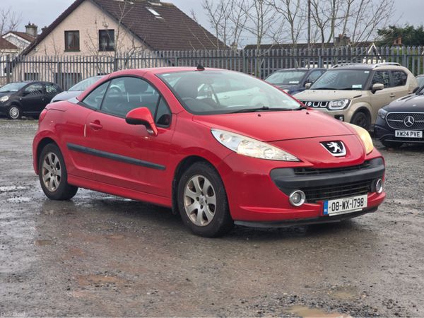 Peugeot 207 Convertible, Petrol, 2008, Red