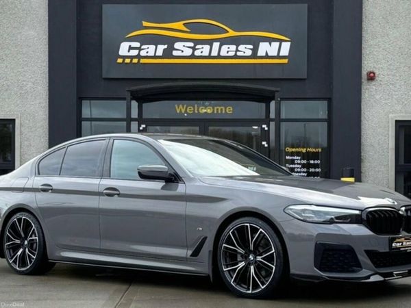 BMW 5-Series Saloon, Diesel Hybrid, 2021, Grey
