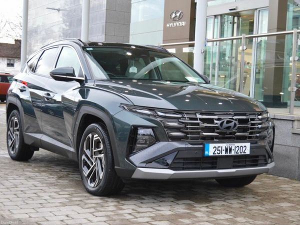 Hyundai Tucson SUV, Petrol Plug-in Hybrid, 2025, Green