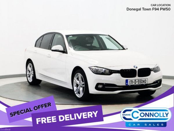 BMW 3-Series Saloon, Diesel, 2017, White