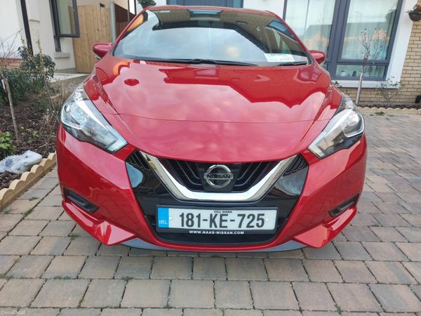 Nissan Micra Hatchback, Diesel, 2018, Red