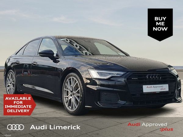 Audi A6 Saloon, Petrol Plug-in Hybrid, 2022, Black