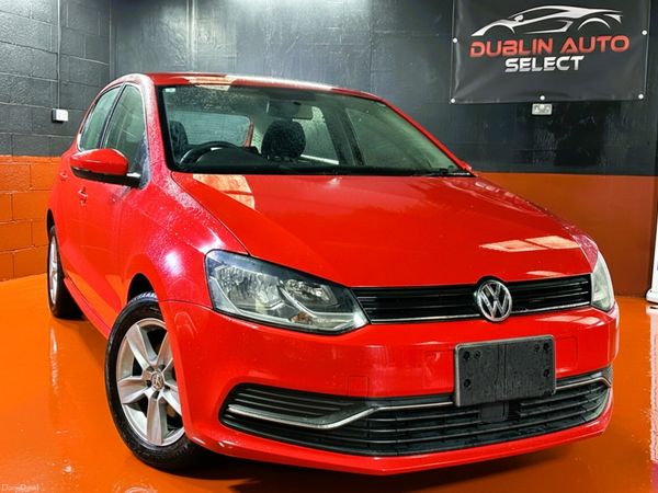 Volkswagen Polo Hatchback, Petrol, 2015, Red