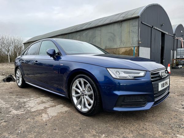 Audi A4 Saloon, Diesel, 2017, Blue