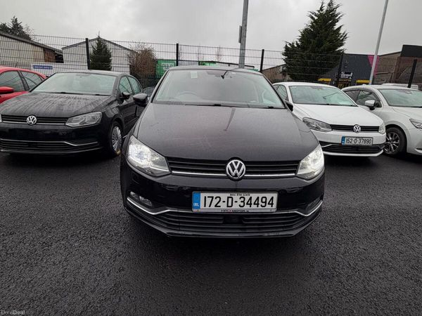 Volkswagen Polo Hatchback, Petrol, 2017, Black