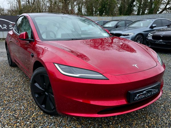 Tesla Model 3 Saloon, Electric, 2024, Red