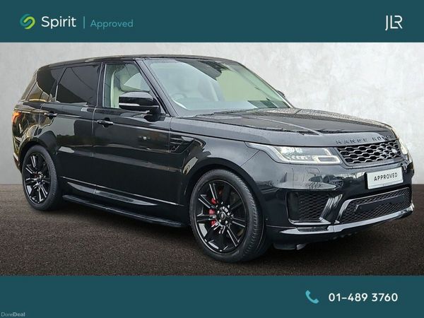 Land Rover Range Rover Sport SUV, Petrol Hybrid, 2022, Black