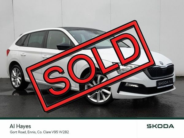 Skoda Scala Hatchback, Petrol, 2019, White