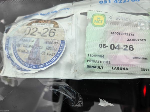 Renault Laguna Hatchback, Diesel, 2011, Black