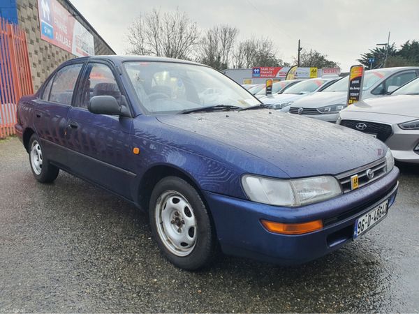 Toyota Corolla Saloon, Petrol, 1996, Blue
