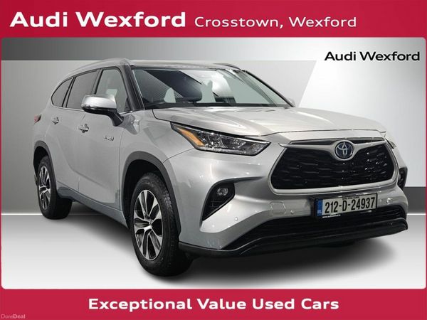Toyota Highlander Estate, Petrol Hybrid, 2021, Grey