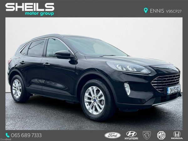 Ford Kuga SUV, Petrol Plug-in Hybrid, 2024, Black