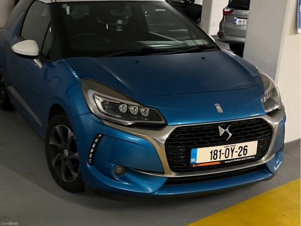 Citroen DS 3 Hatchback, Diesel, 2018, Blue