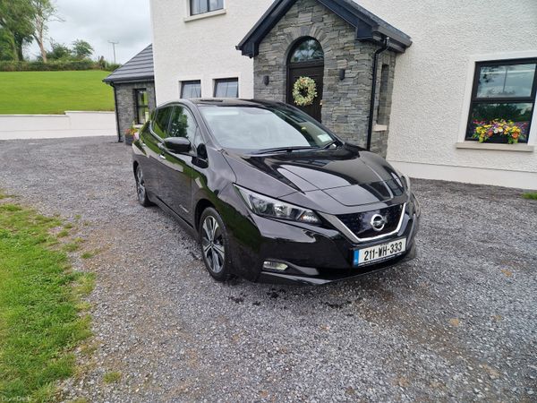 Nissan Leaf Saloon, Electric, 2021, Black