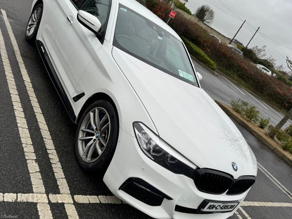 BMW 5-Series Saloon, Diesel, 2018, White