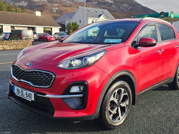 Kia Sportage SUV, Diesel, 2019, Red