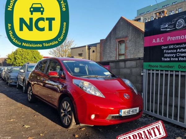 Nissan Leaf Hatchback, Electric, 2014, Red